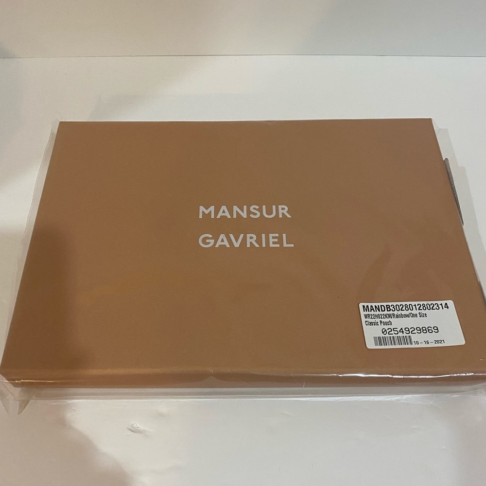 ❤️DEAL! Mansur Gavriel Classic Pouch in 🌈 Rainbow - Picture 8 of 15